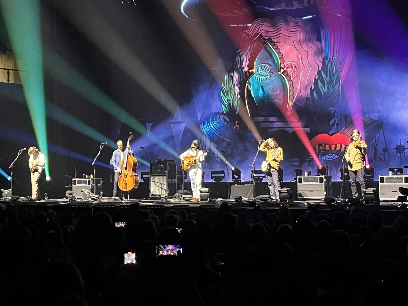 Billy Strings on stage at the Armory. 