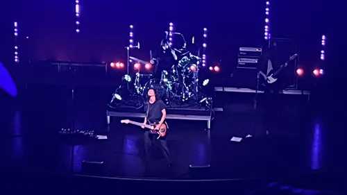 Courtney Barnett on stage at the Palace Theatre. 