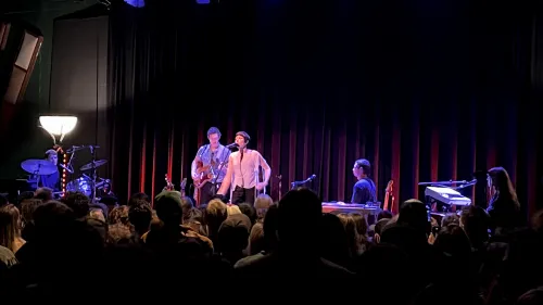 Aldous Harding on stage at Cedar Cultural Center. 