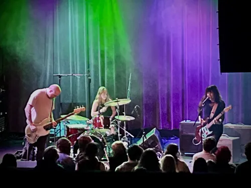 Scrunchies on stage at The Fine Line.